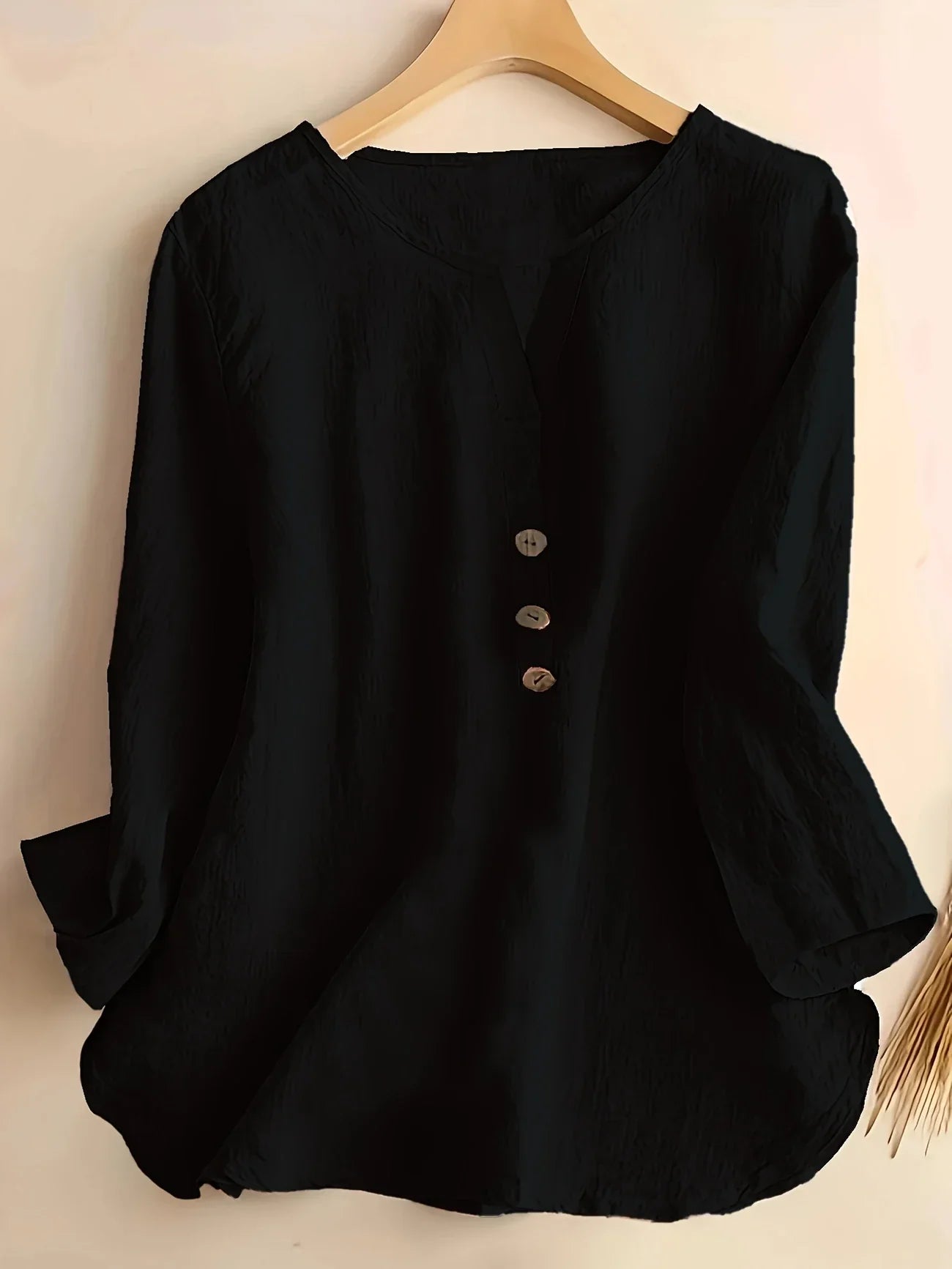 Solenya™ | Cotton-Linen Blouse