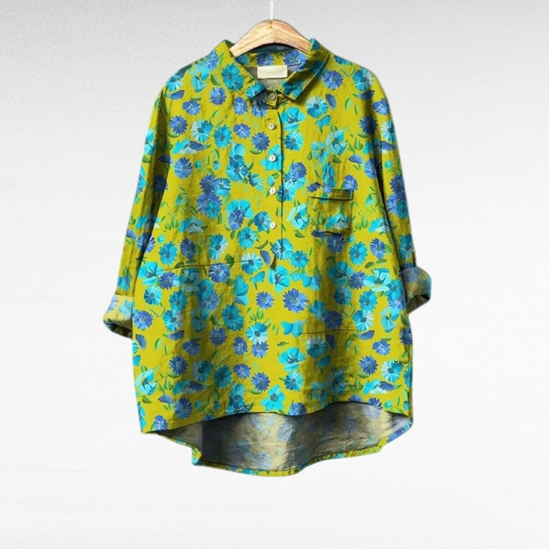 Axelle™ | Bright Floral Blouse