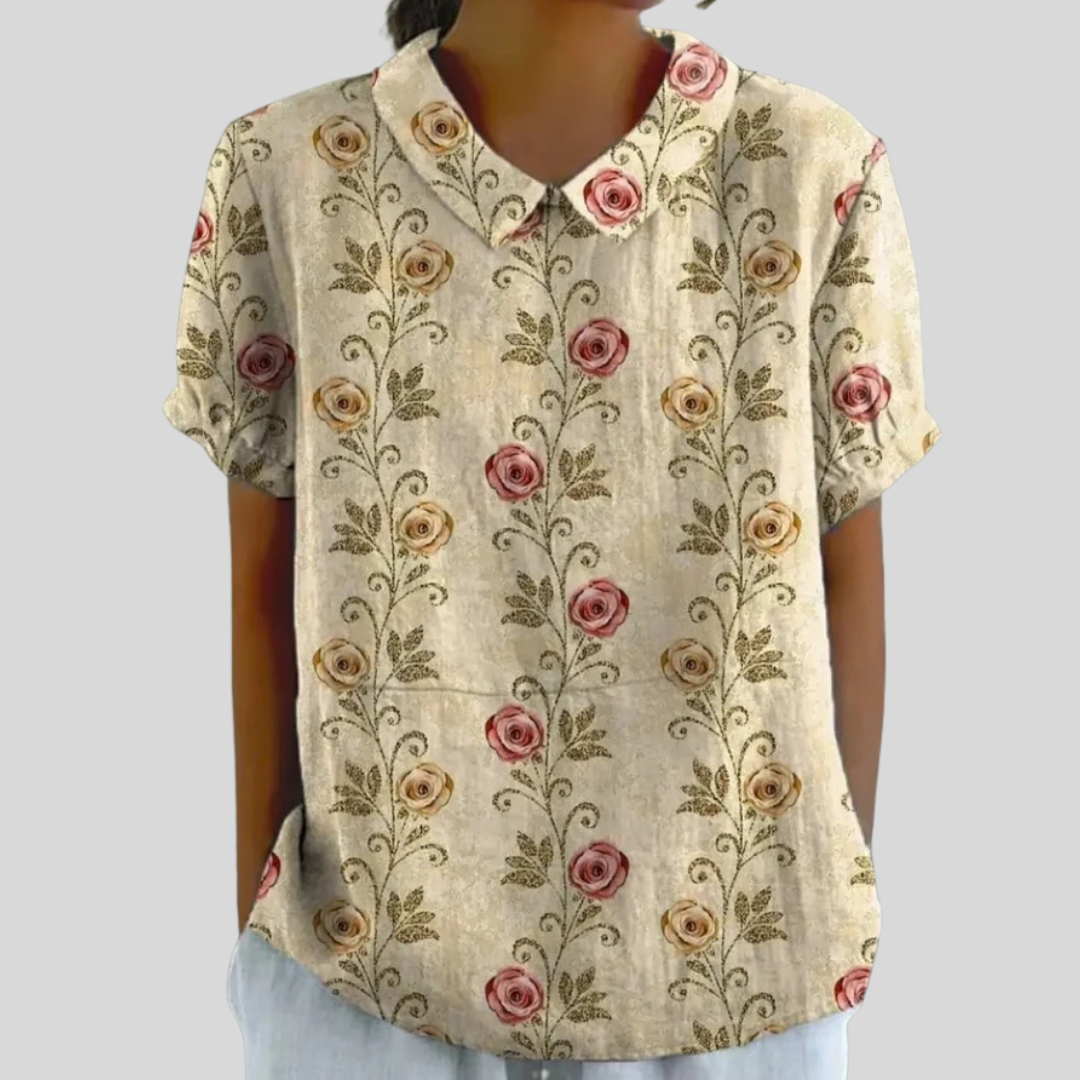 Amelie™ | Classic Rose Blouse