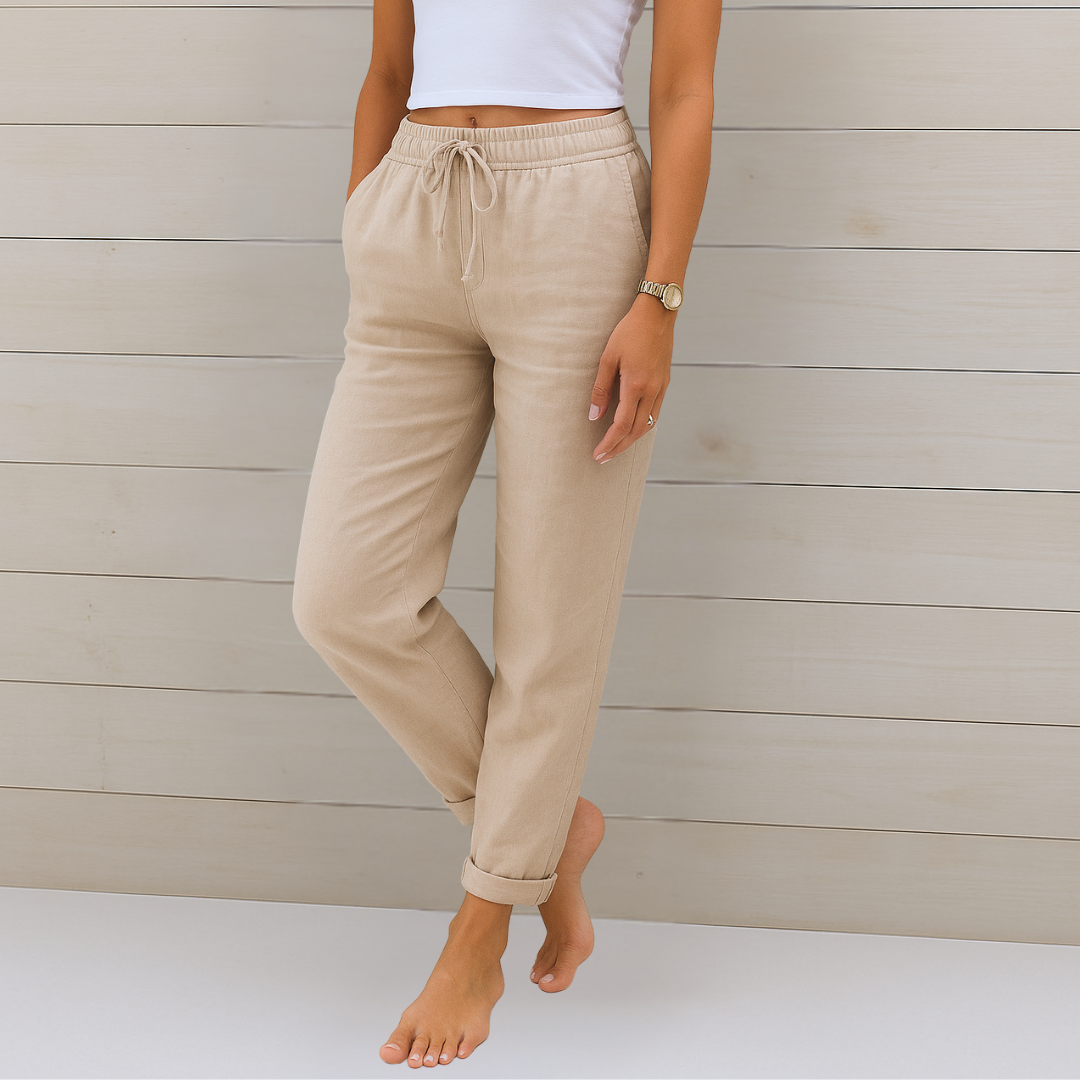 MAYLORA | Premium breathable linen stretch pants