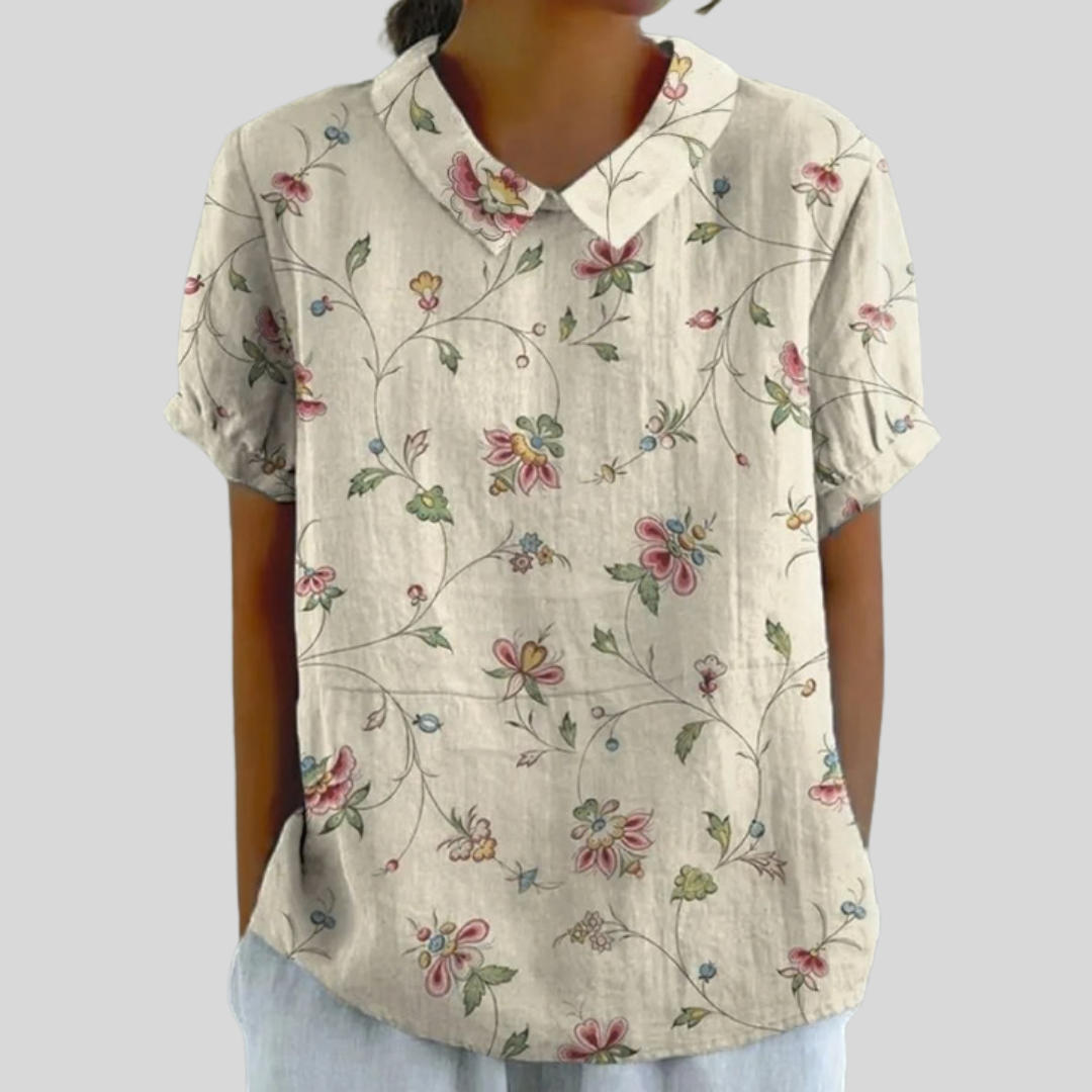 Therese™ | Delicate Floral Blouse