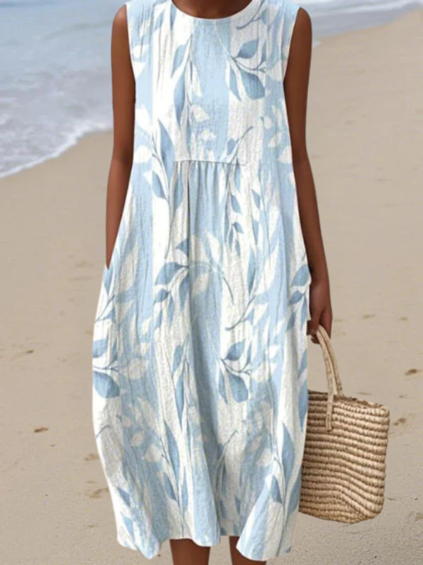 Joie | Midi Leaf Dress