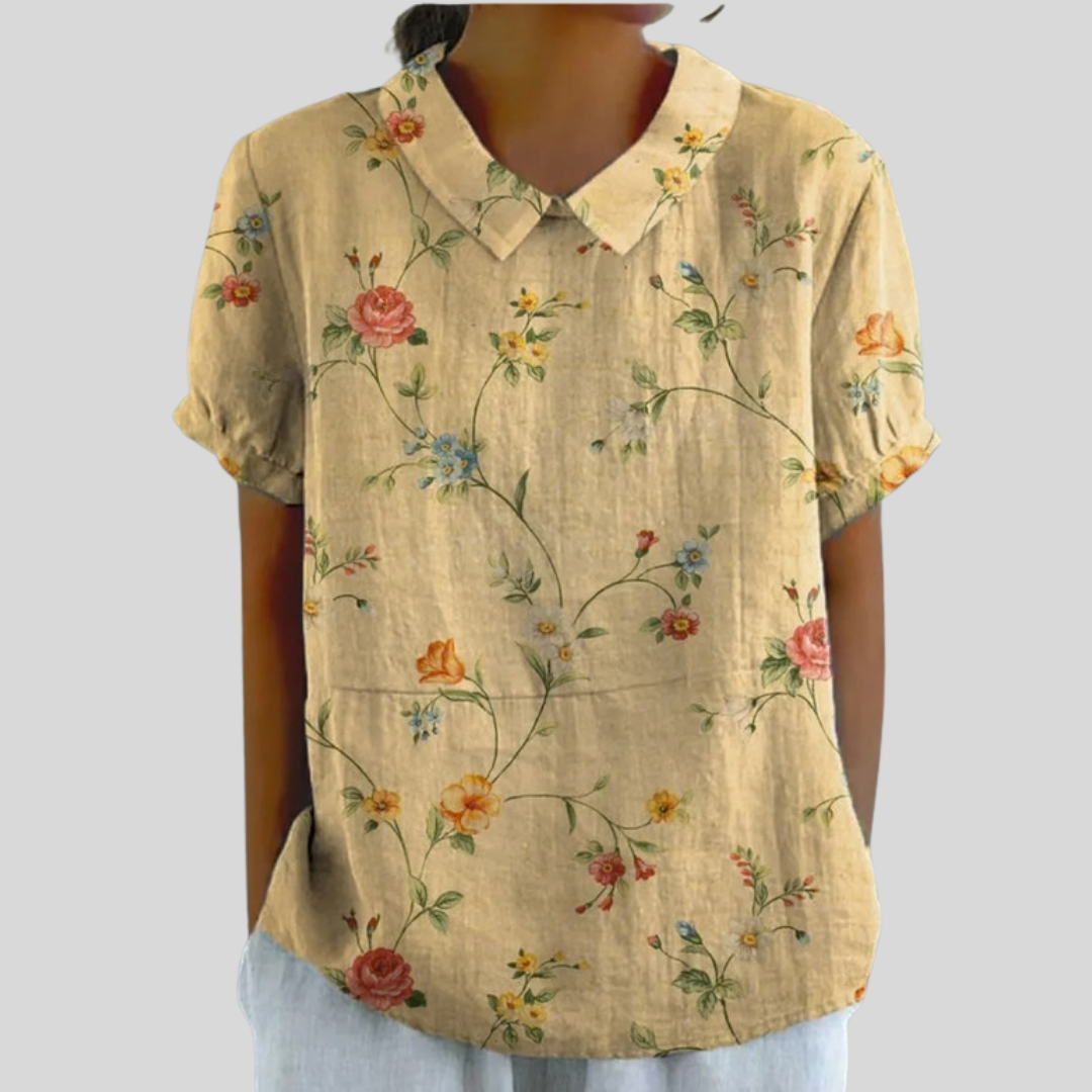 Margot™ | Vintage Floral Blouse