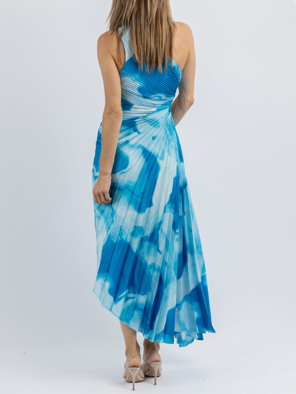 Midikleid Surfblau