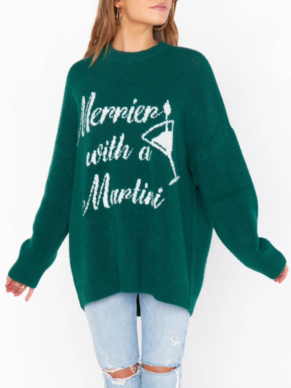 Klassischer Pullover mit Rundhals