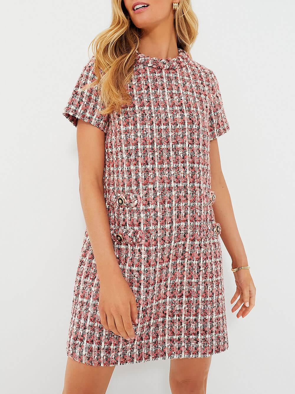 Parfümiertes Stilkleid mit Karos