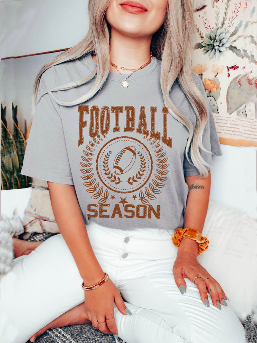 Süßes und trendiges Fußball-Saison-T-Shirt