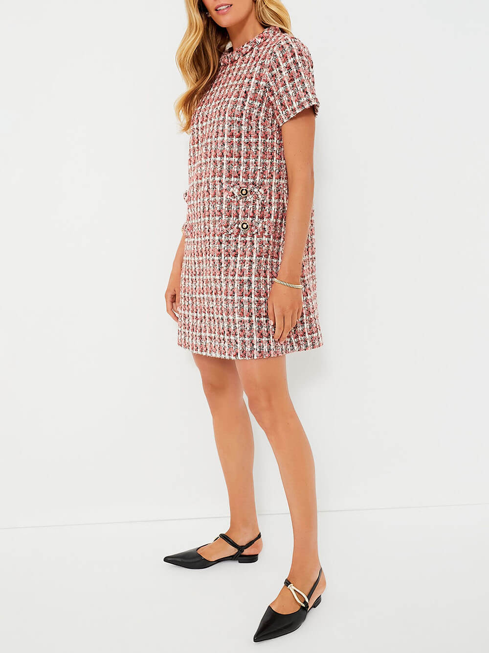 Parfümiertes Stilkleid mit Karos