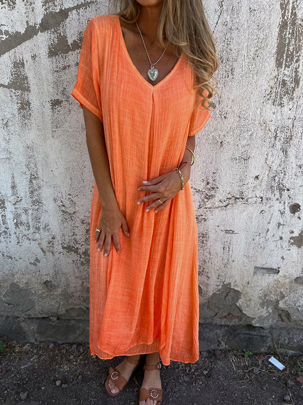 Bequemes, lässiges Kleid