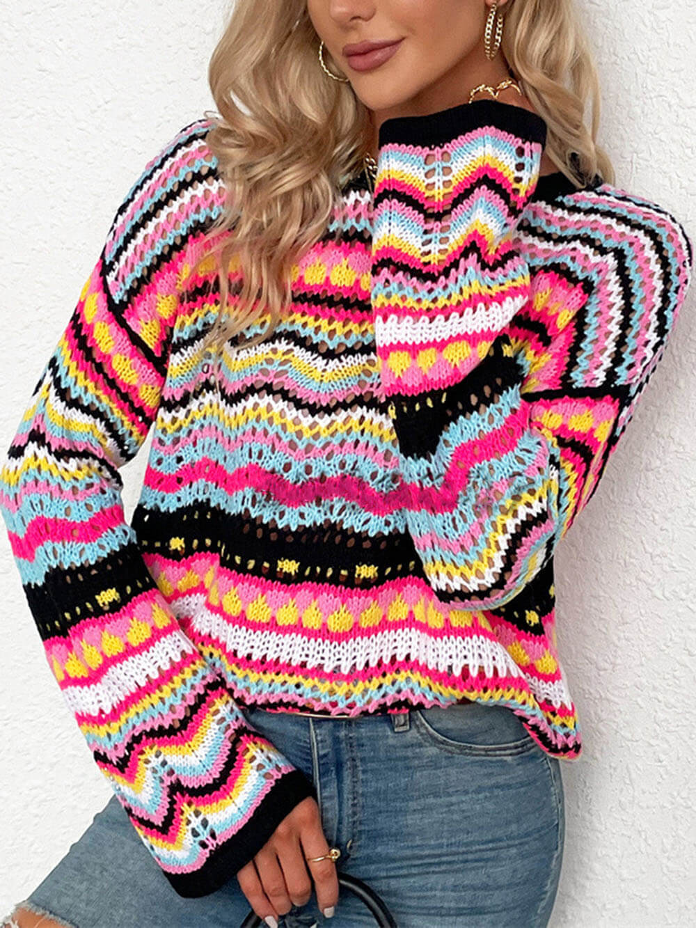 Langer Wochenend-Pulli