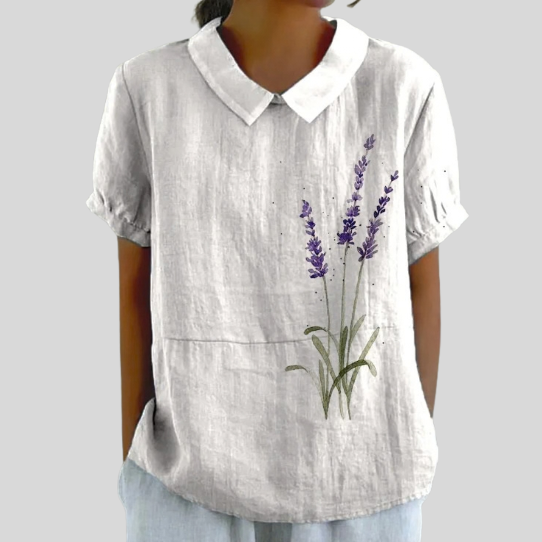 Renee™ | Minimalist Floral Blouse