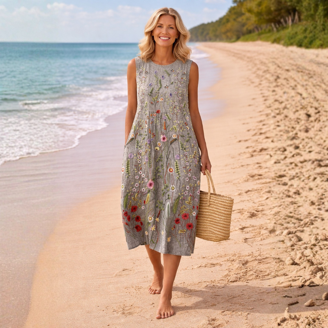 Cara | Midi Dress Wildflowers
