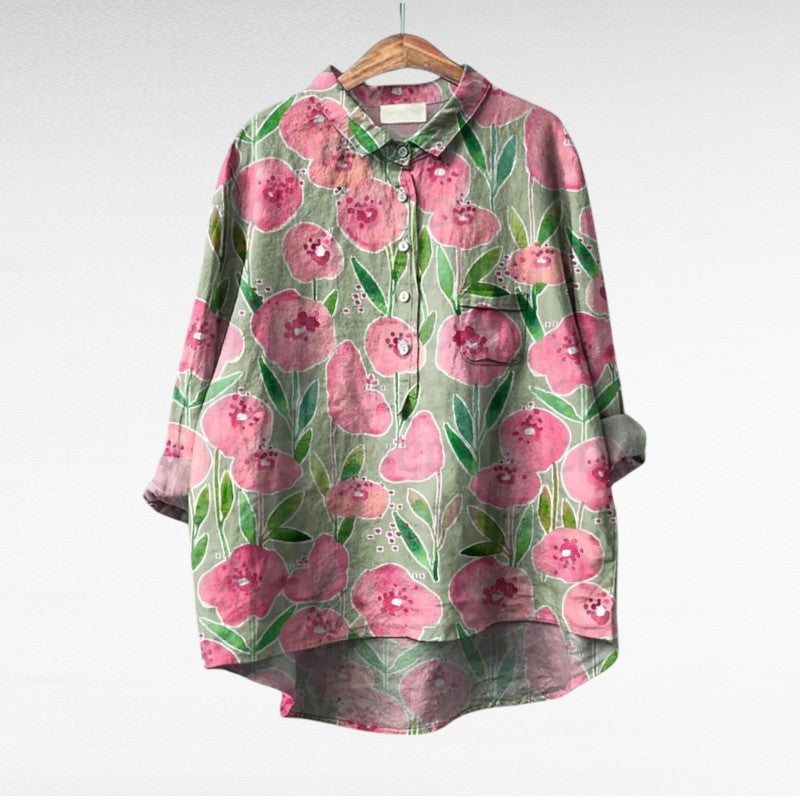 Esmee™ | Artistic Floral Blouse