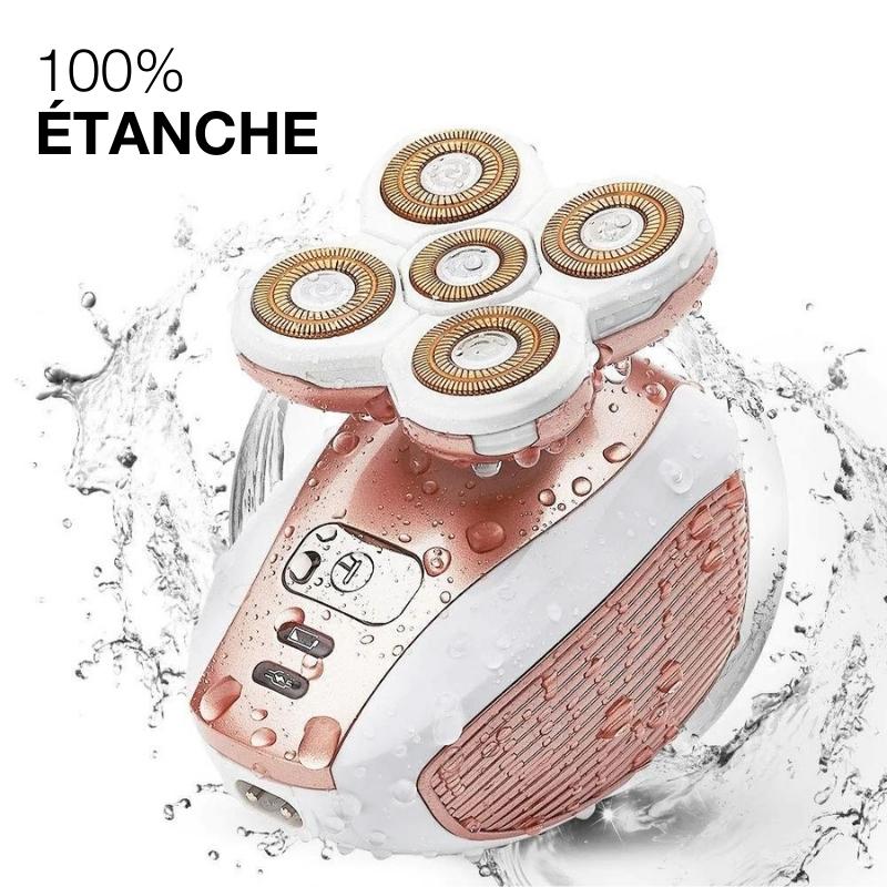 Rasoir sans fil rechargeable et étanche