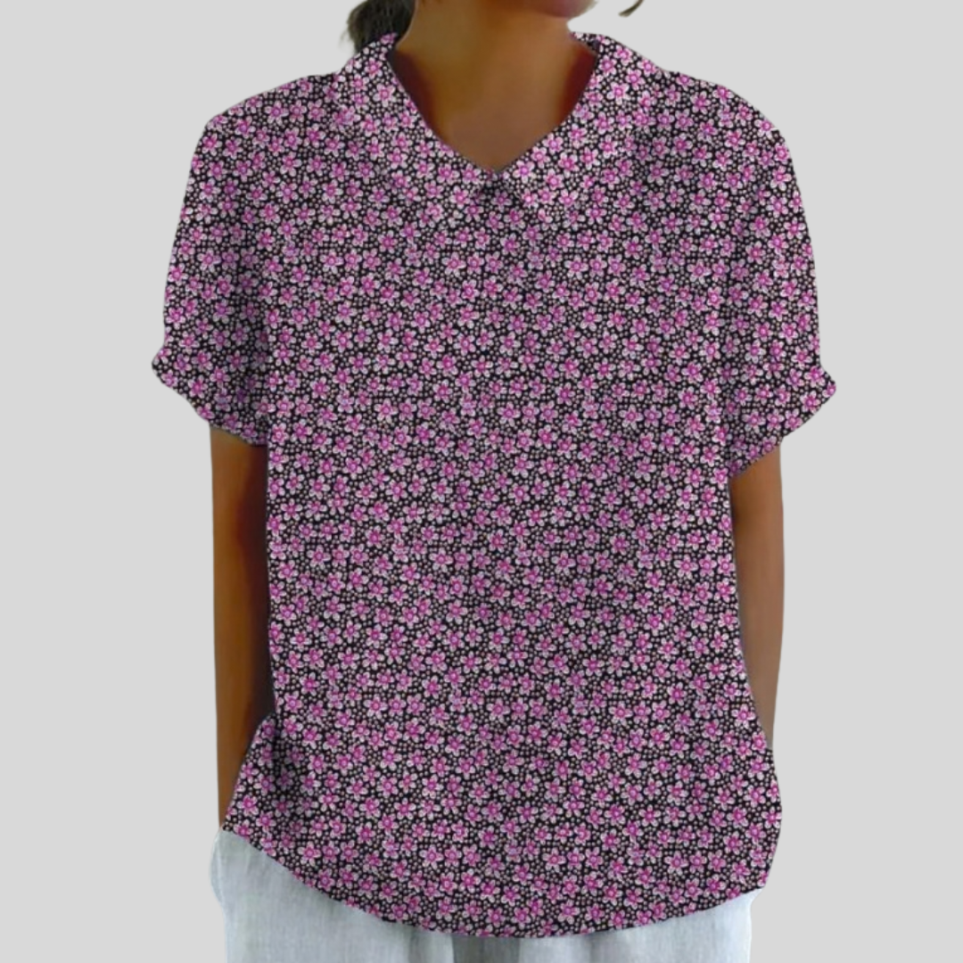 Leonie™ | Micro-floral Blouse