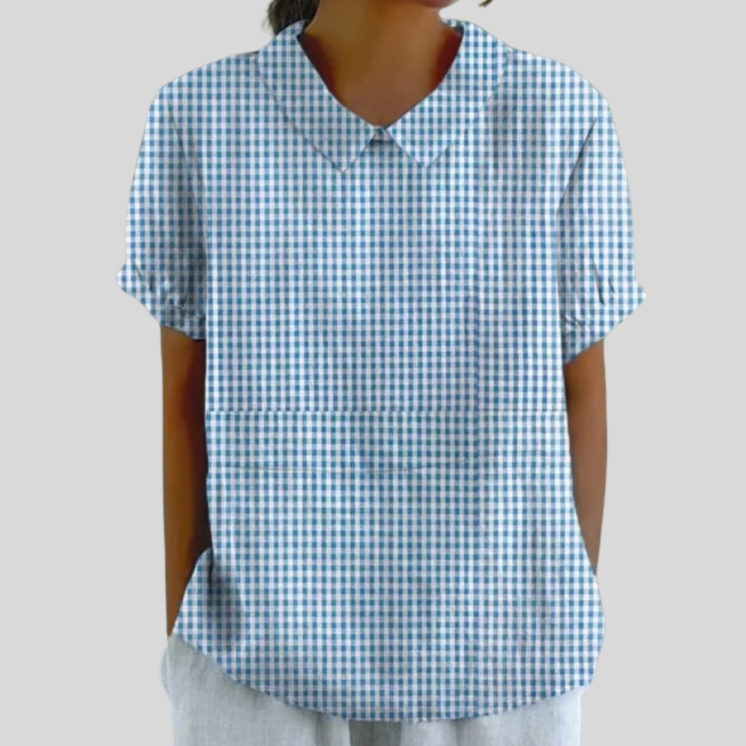 Adele™ | Classic Checked Blouse