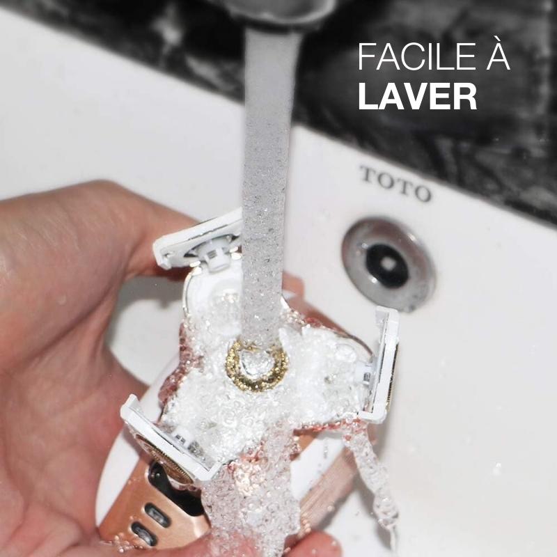Rasoir sans fil rechargeable et étanche