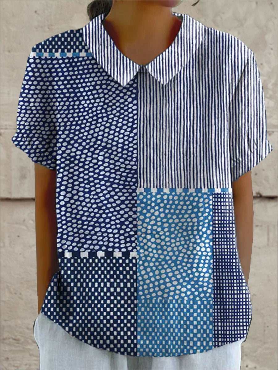 Allie™ | Patchwork Print Shirt