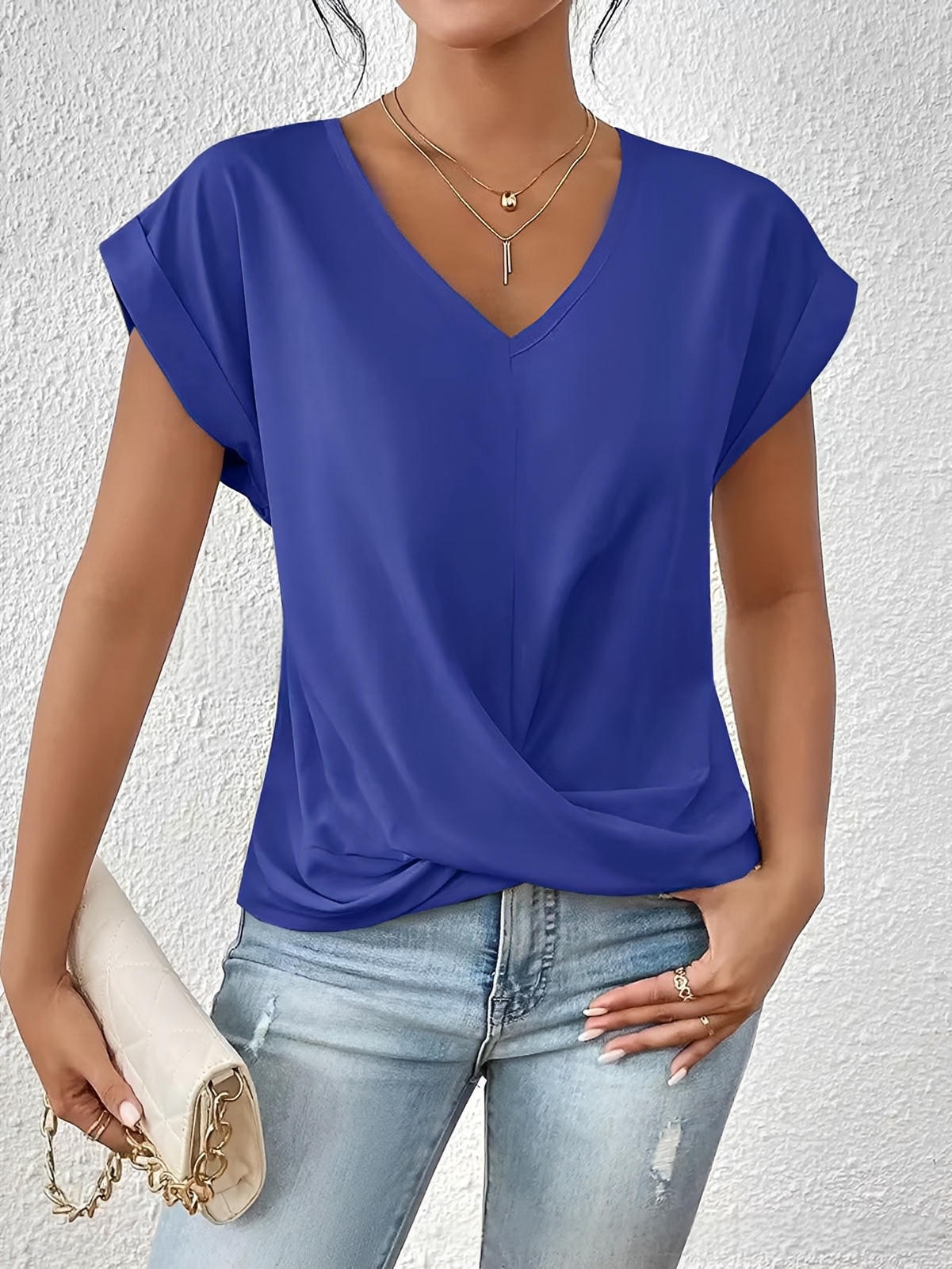 Gemma™ | Draped Fluid Top