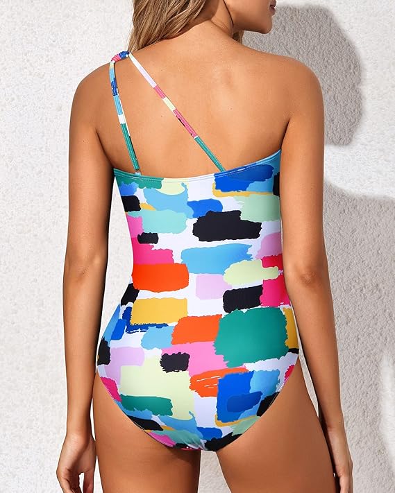 Sienna | One-Shoulder Swimsuit with Tummy Control and Flattering Silhouette