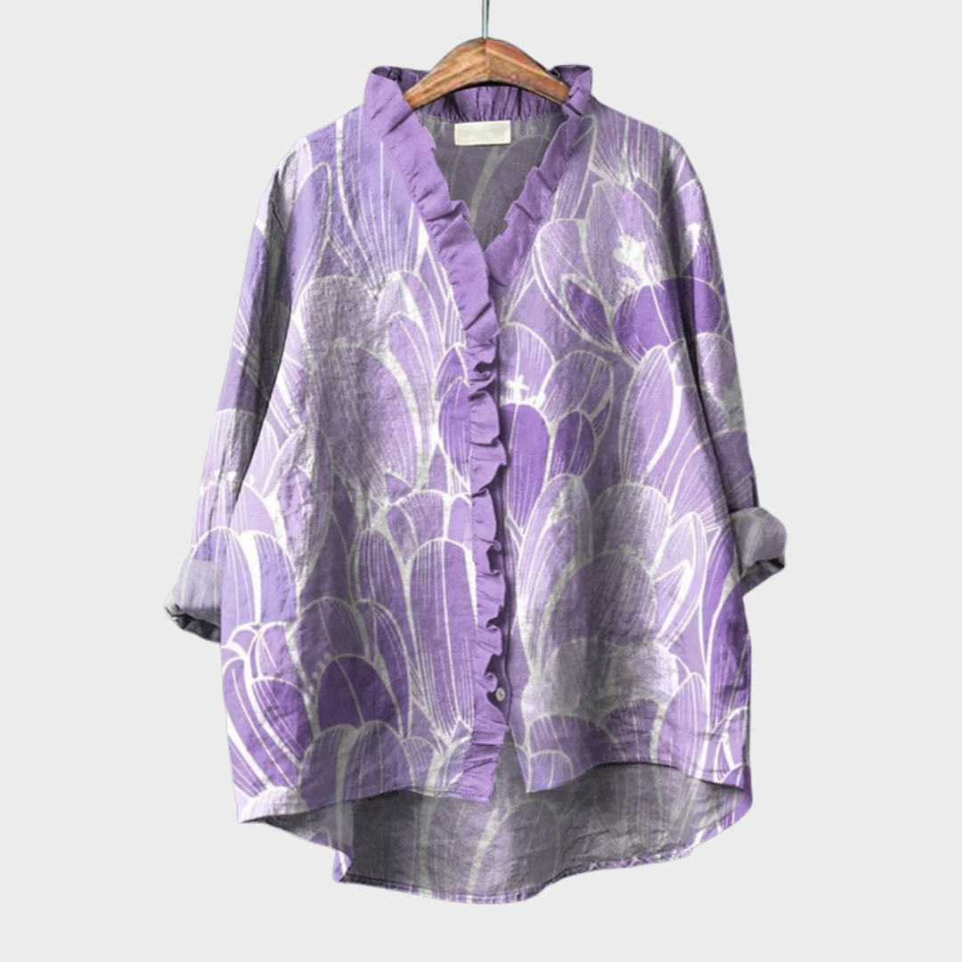 Laura™ | Refined Floral Blouse