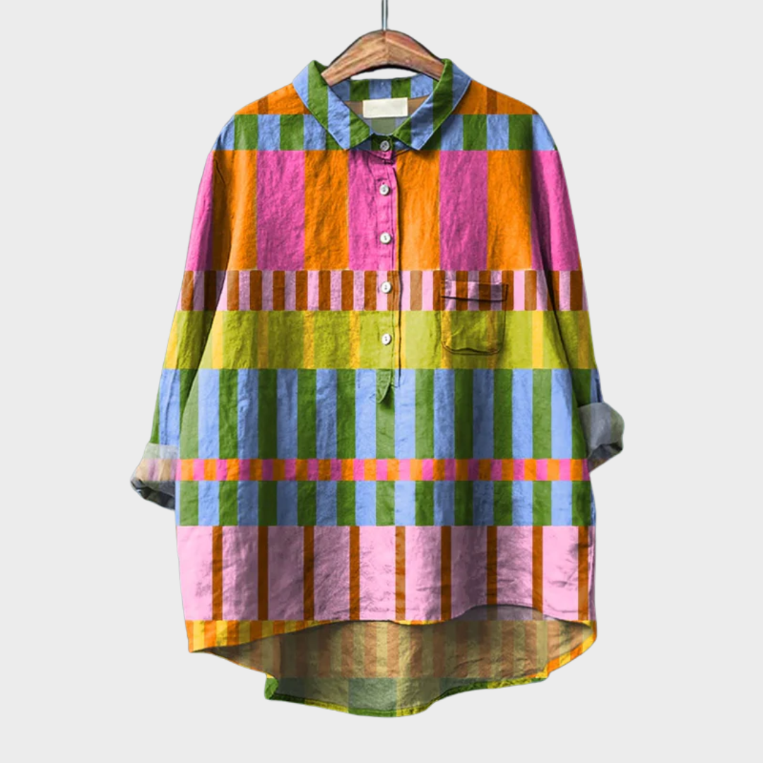 Azelie™ | Colorful Graphic Blouse