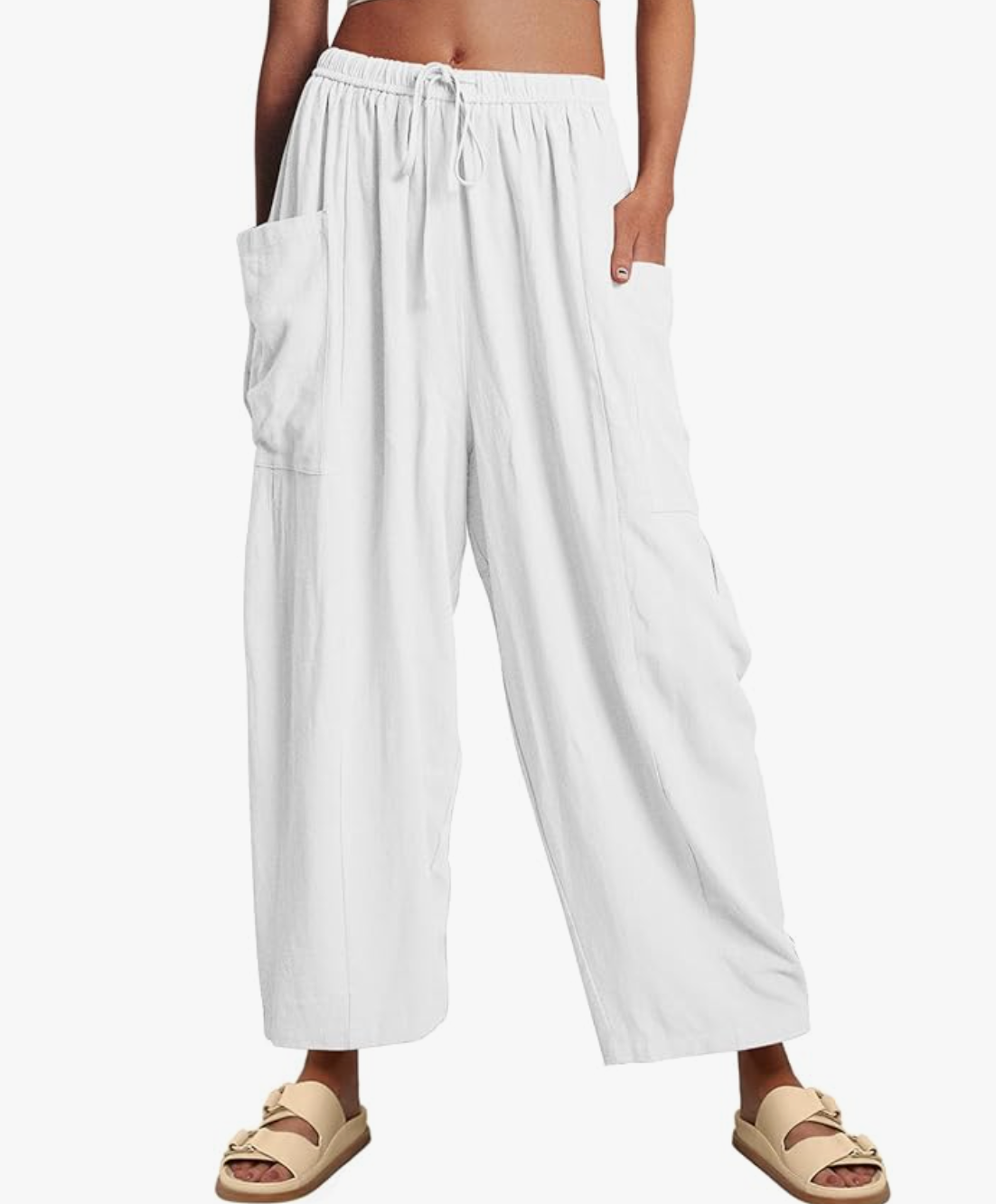 GABRIELLA | Summer Pants with Wide Legs for Maximum Comfort and Elegant Day Style