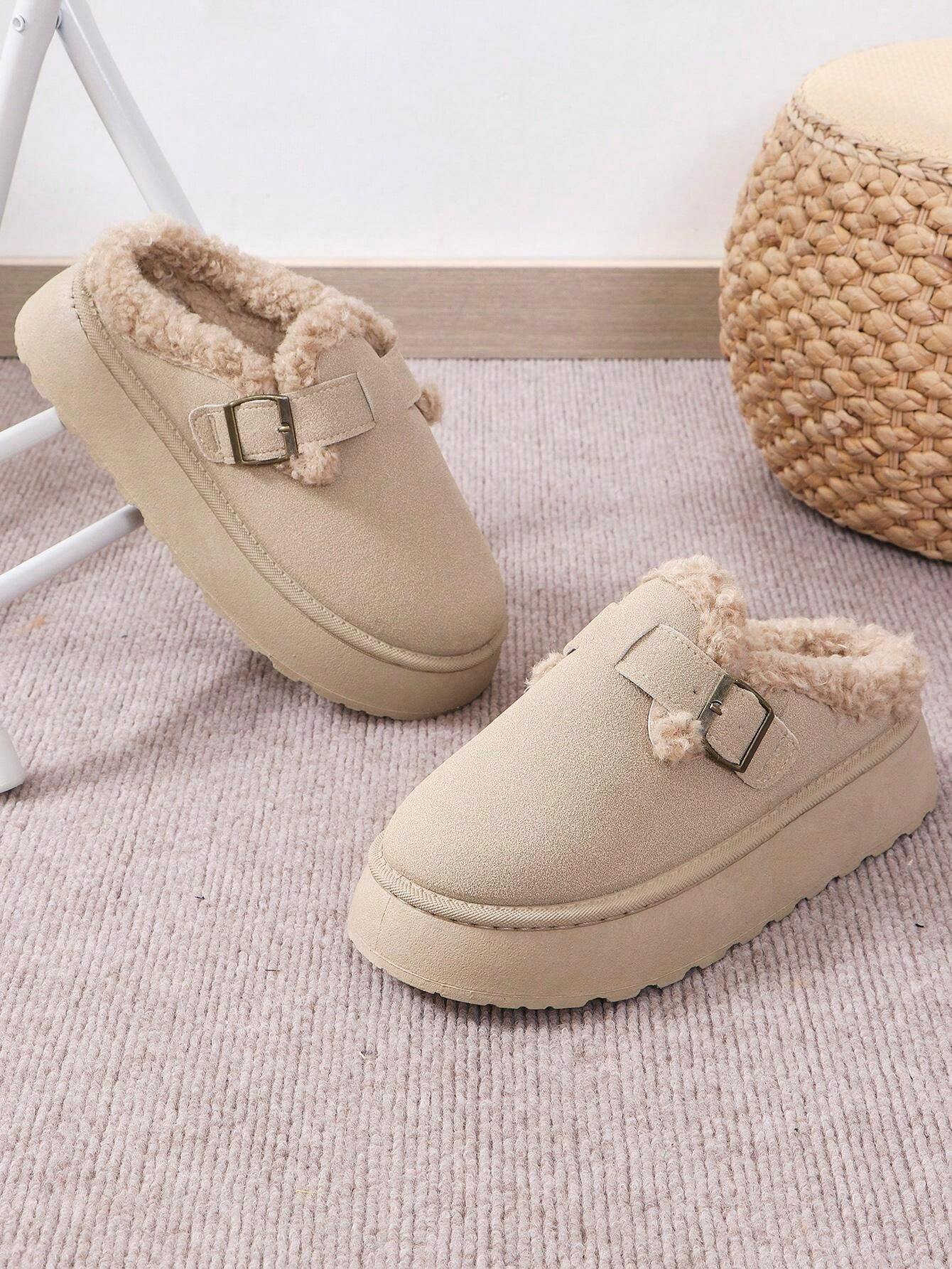 ChBequeme Winter-Hausschuhe mit flauschigem Futter LadiVania™