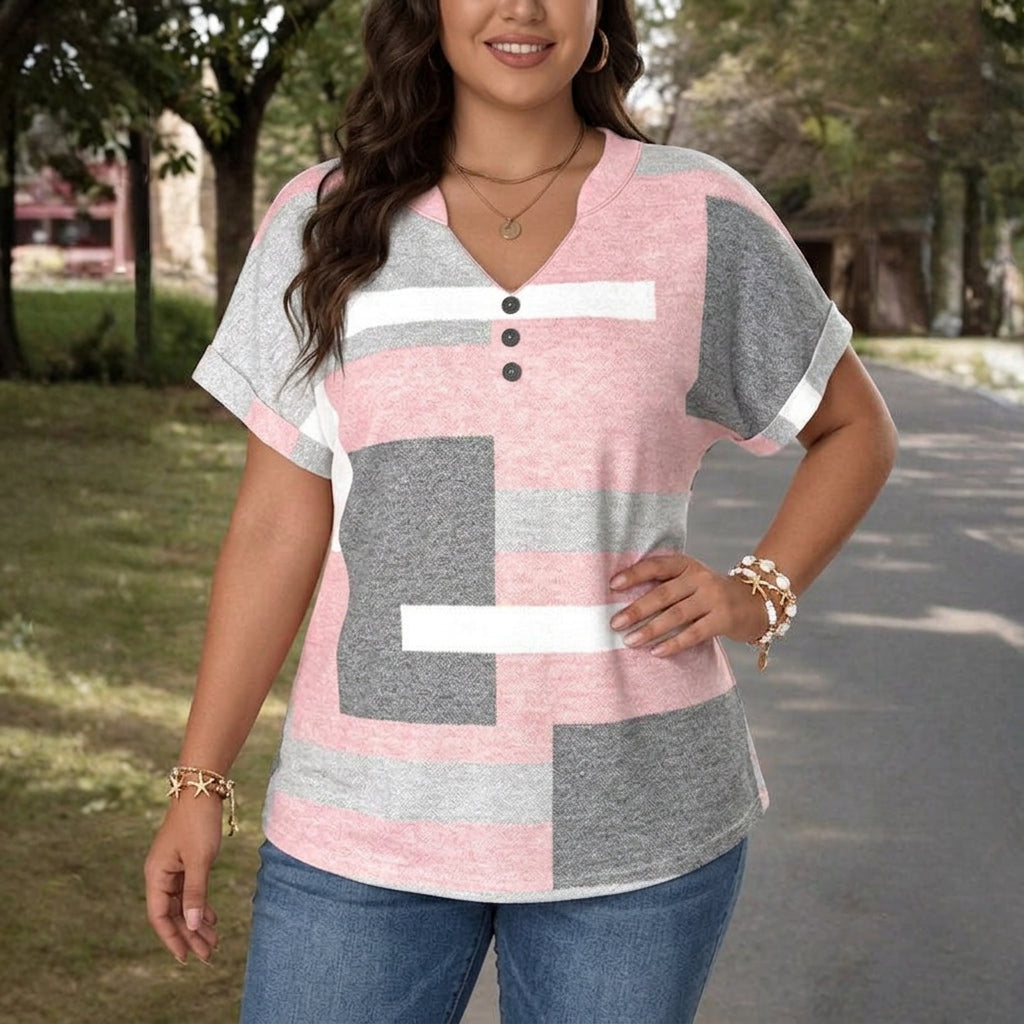 Abby™ | Color Block Blouse