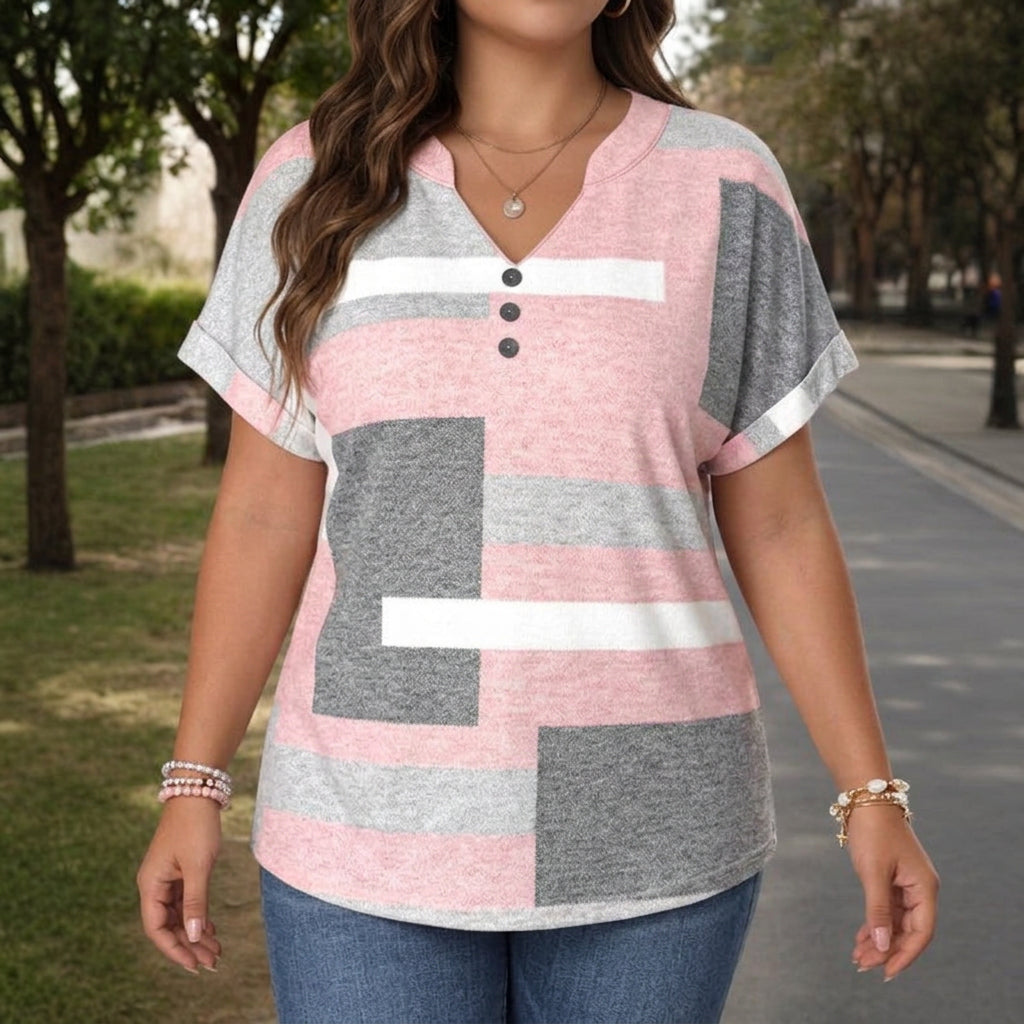 Abby™ | Color Block Blouse