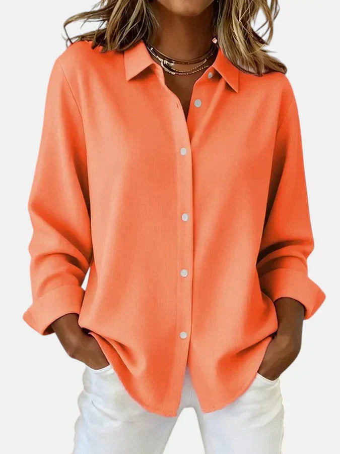 Melanie™ | Elegant Buttoned Blouse