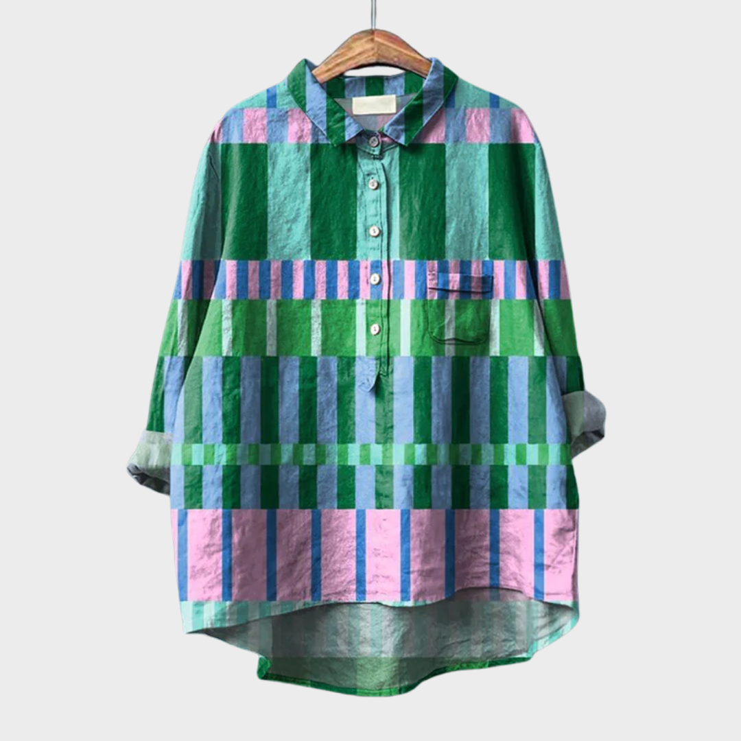 Azelie™ | Colorful Graphic Blouse