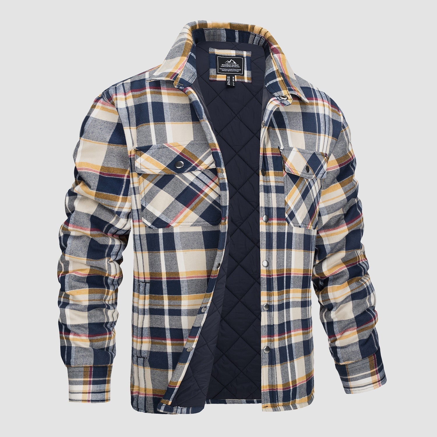 Dylan – Men’s Thick Flannel Shirt – Casual Everyday Style