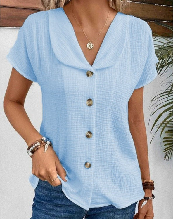 Anthousa™ | Button-Up Top