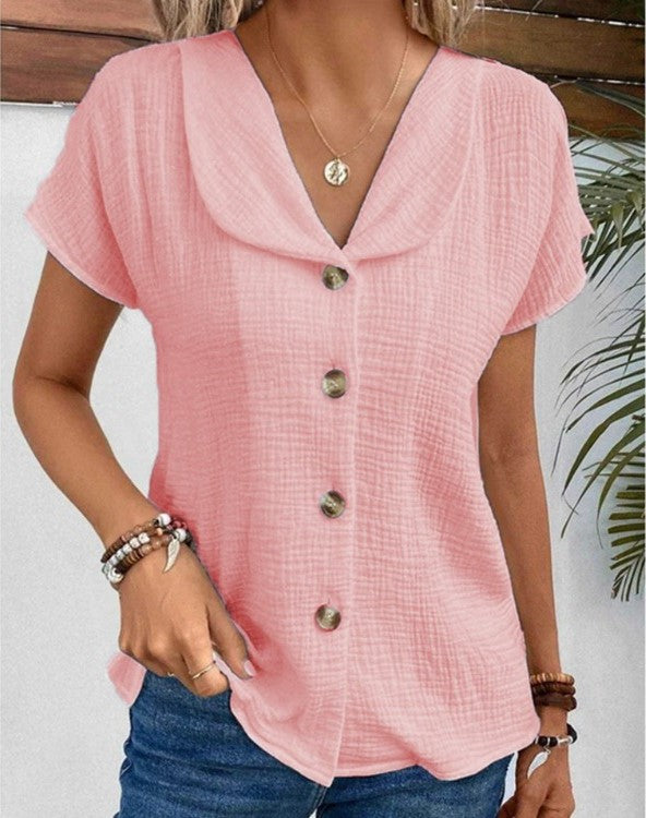 Anthousa™ | Button-Up Top