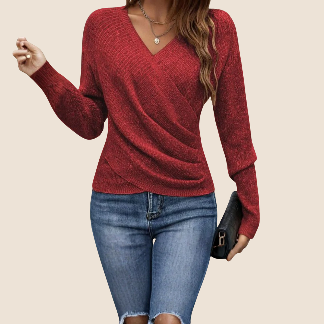 Jill™ | Flattering Wrap Top
