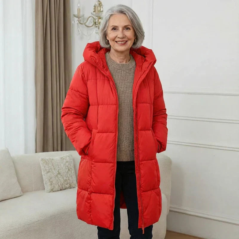 SANNE™ | Long Quilted Winter Coat with Warm Comfort and Timeless Style
