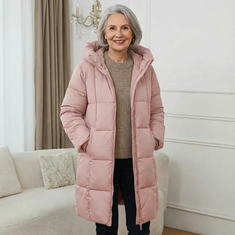 SANNE™ | Long Quilted Winter Coat with Warm Comfort and Timeless Style