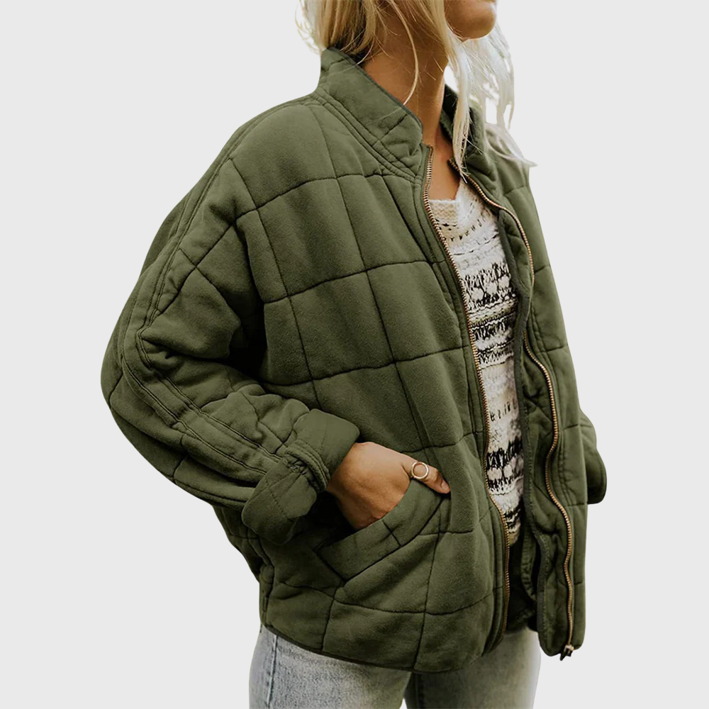 Josiane | Quilted jacket with an elegant oversized fit
