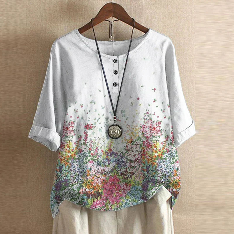 Dakota™ | Retro Printed Blouse