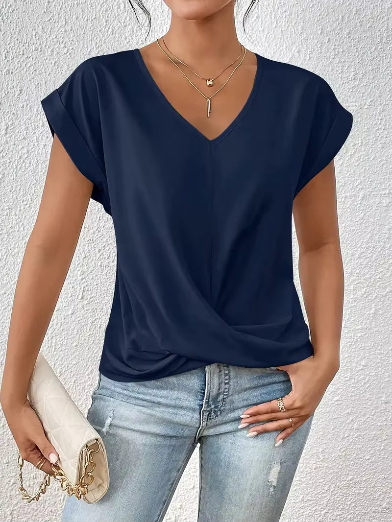 Gemma™ | Draped Fluid Top