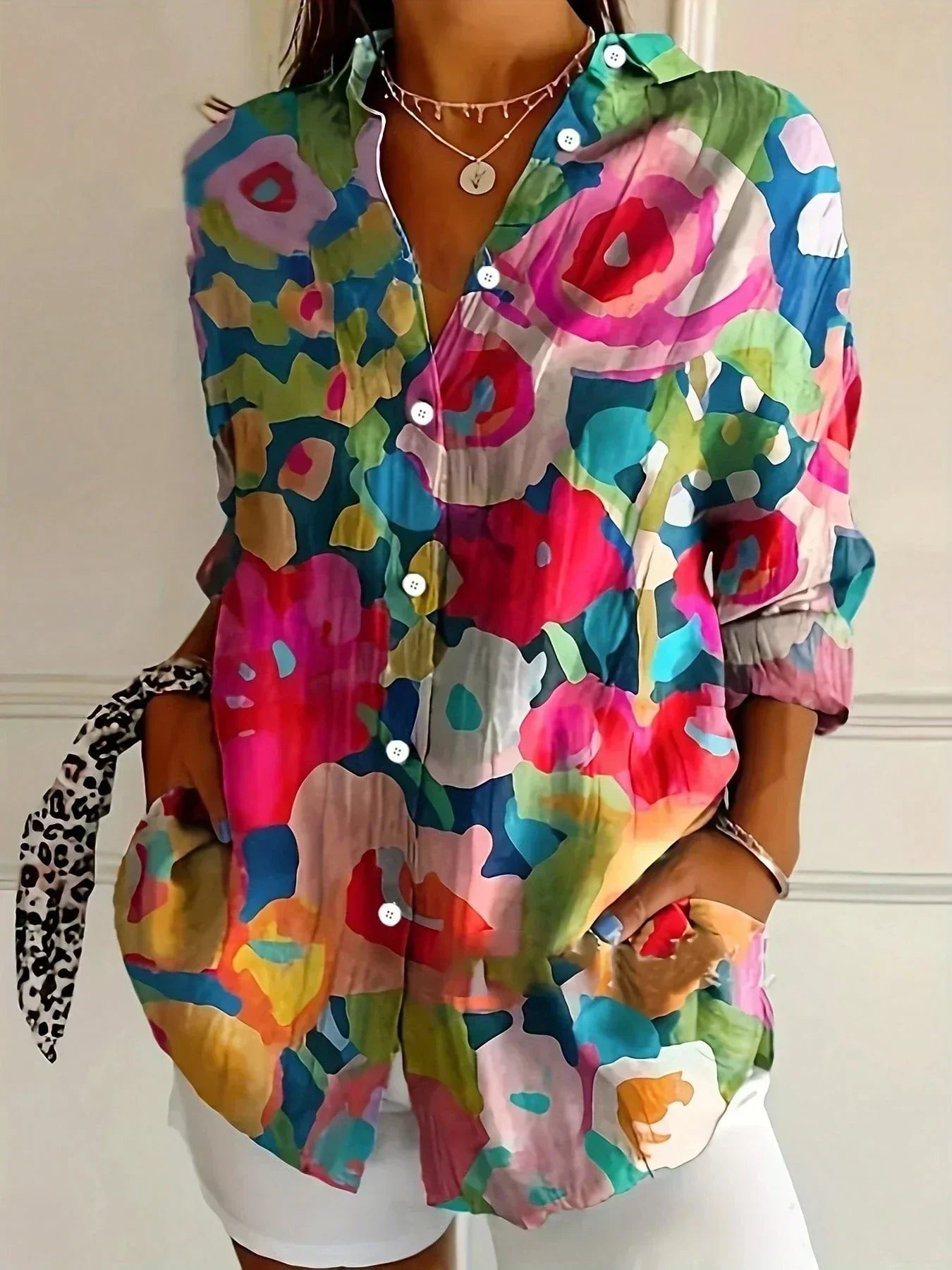 Kathryn™ | Fluid Printed Blouse