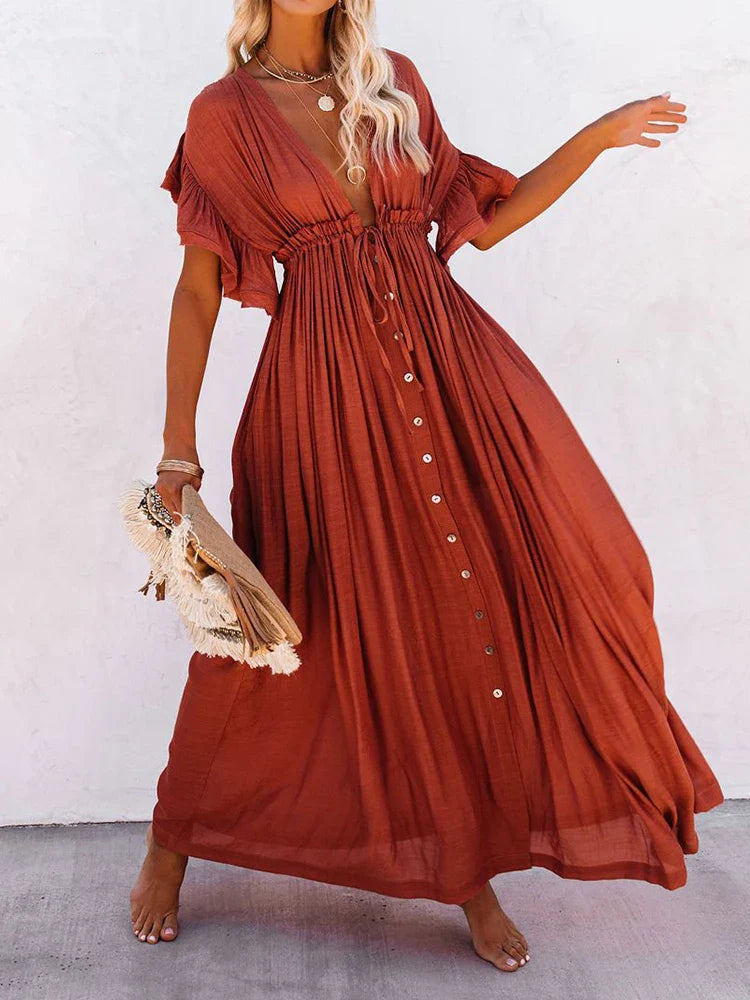 Lässiges Boho-Kleid