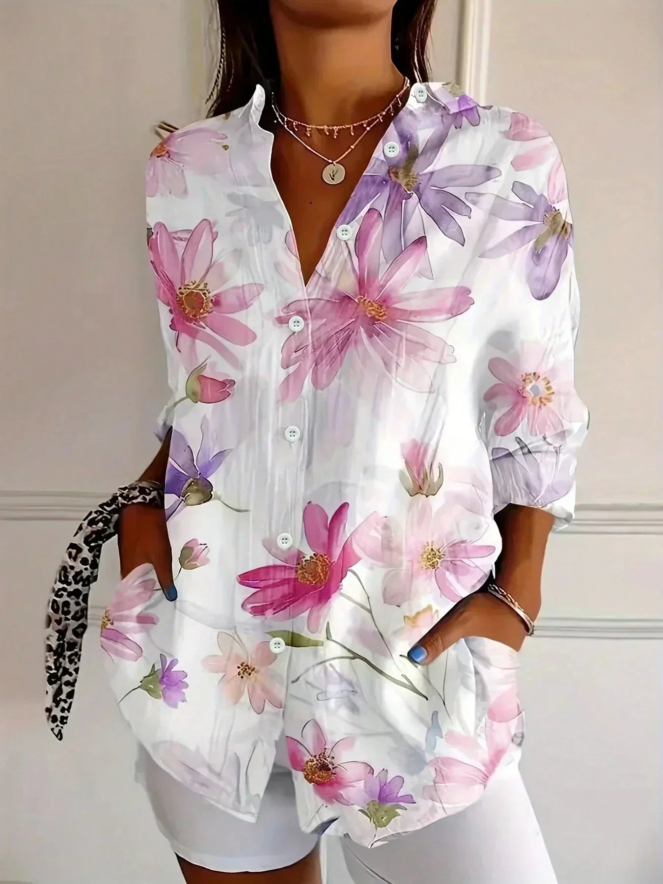 Sadie™ | Patterned Blouse