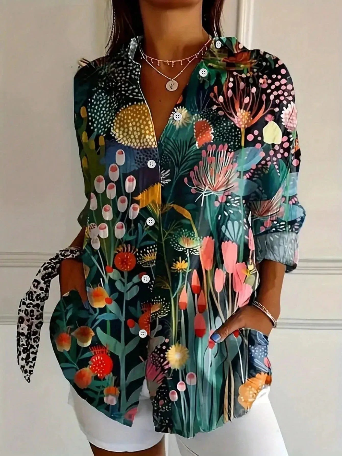Sadie™ | Patterned Blouse