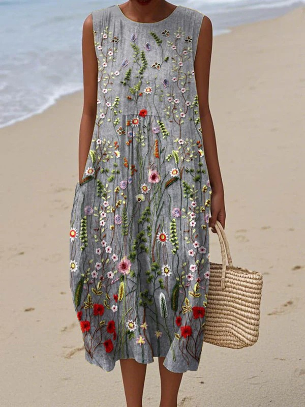 Cara | Midi Dress Wildflowers