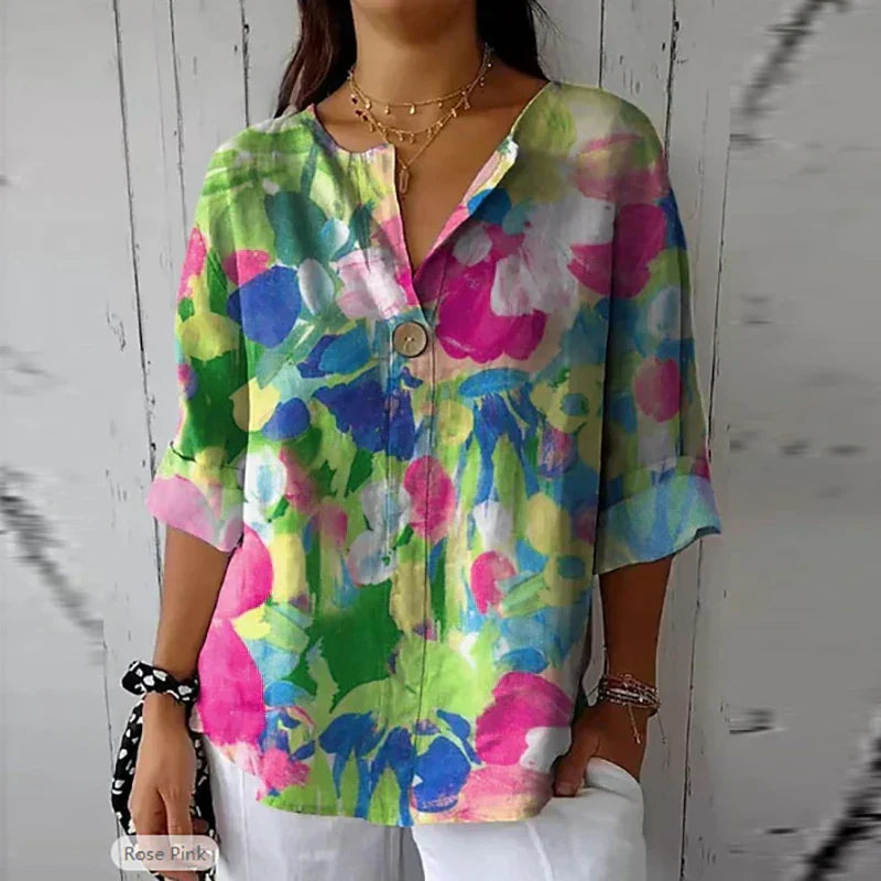 Sophie™ | Fluid Floral Blouse