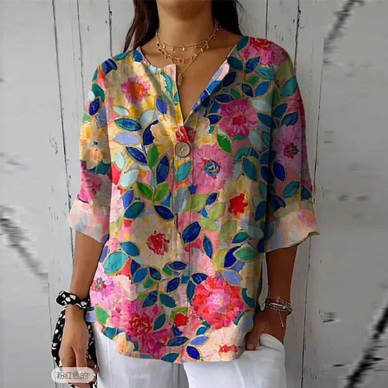 Sophie™ | Fluid Floral Blouse