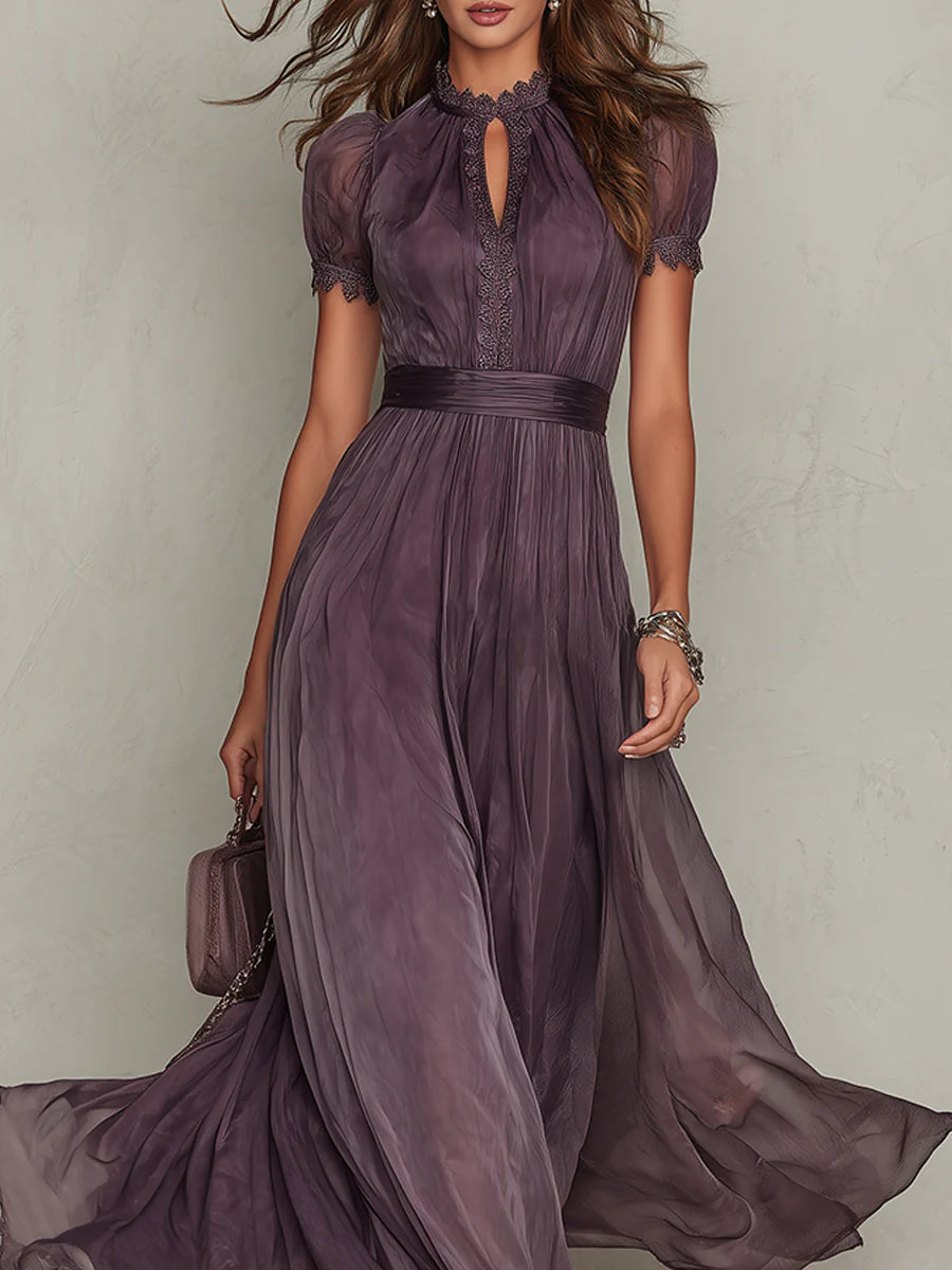 NOVA | Flowing Maxi with Sculpted Waist and Timeless Grace