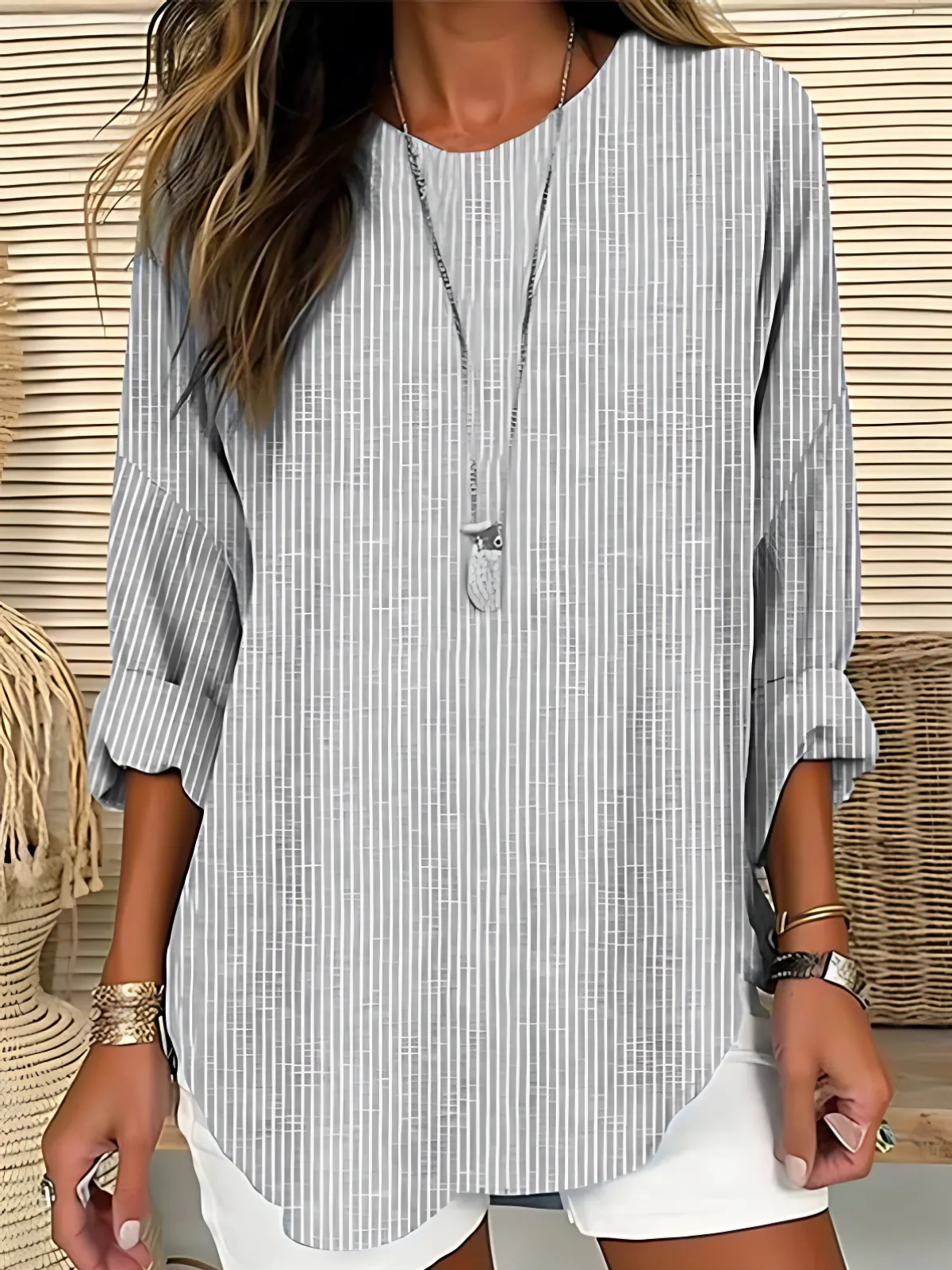 Wanda™ | Fluid Striped Blouse